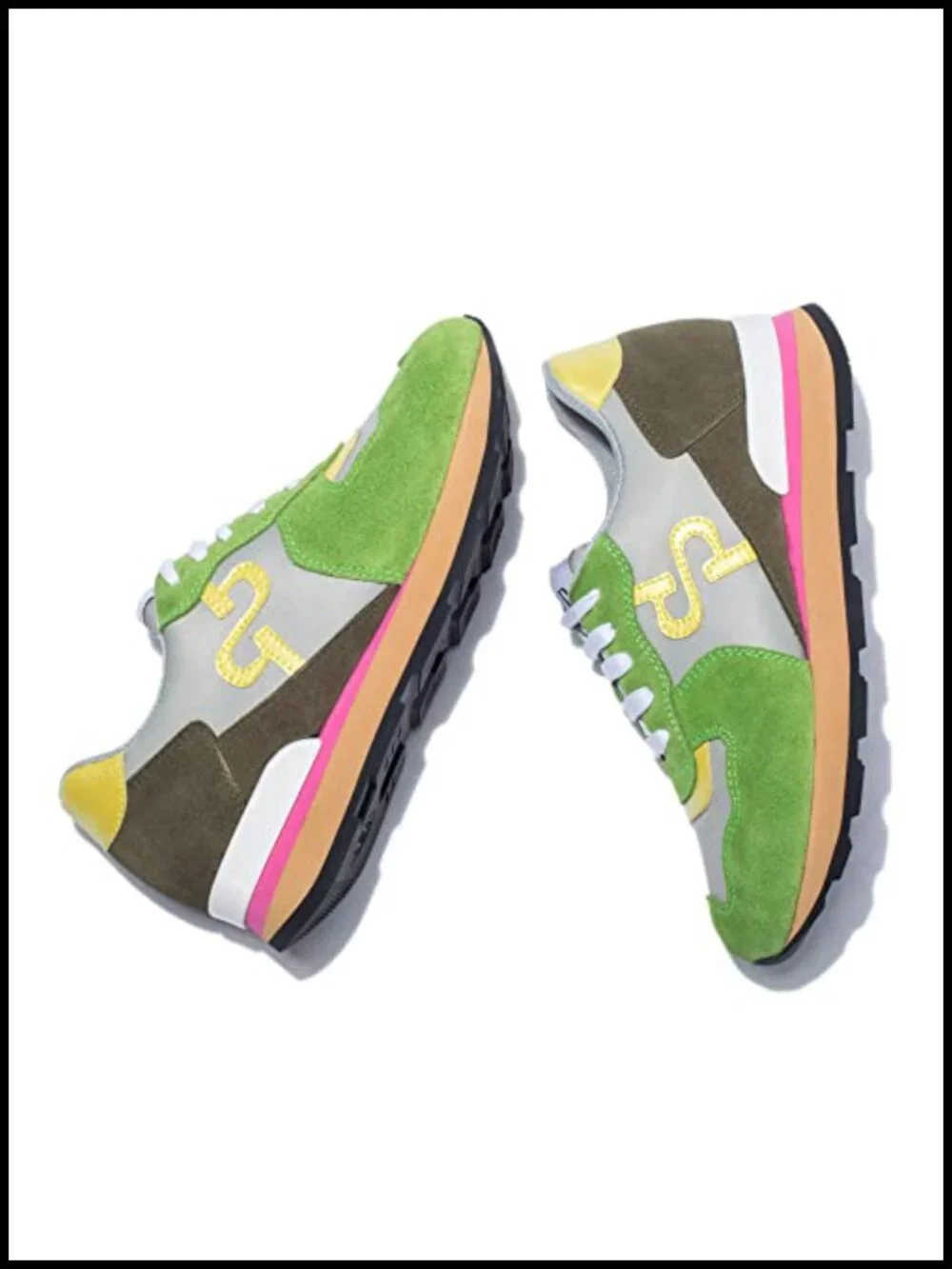 Suede Leather Women's Fashion Sneakers Lace-up Athletic Shoes Non-slip